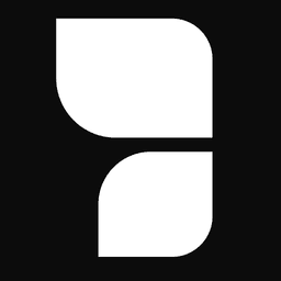 Primary mark — white on dark